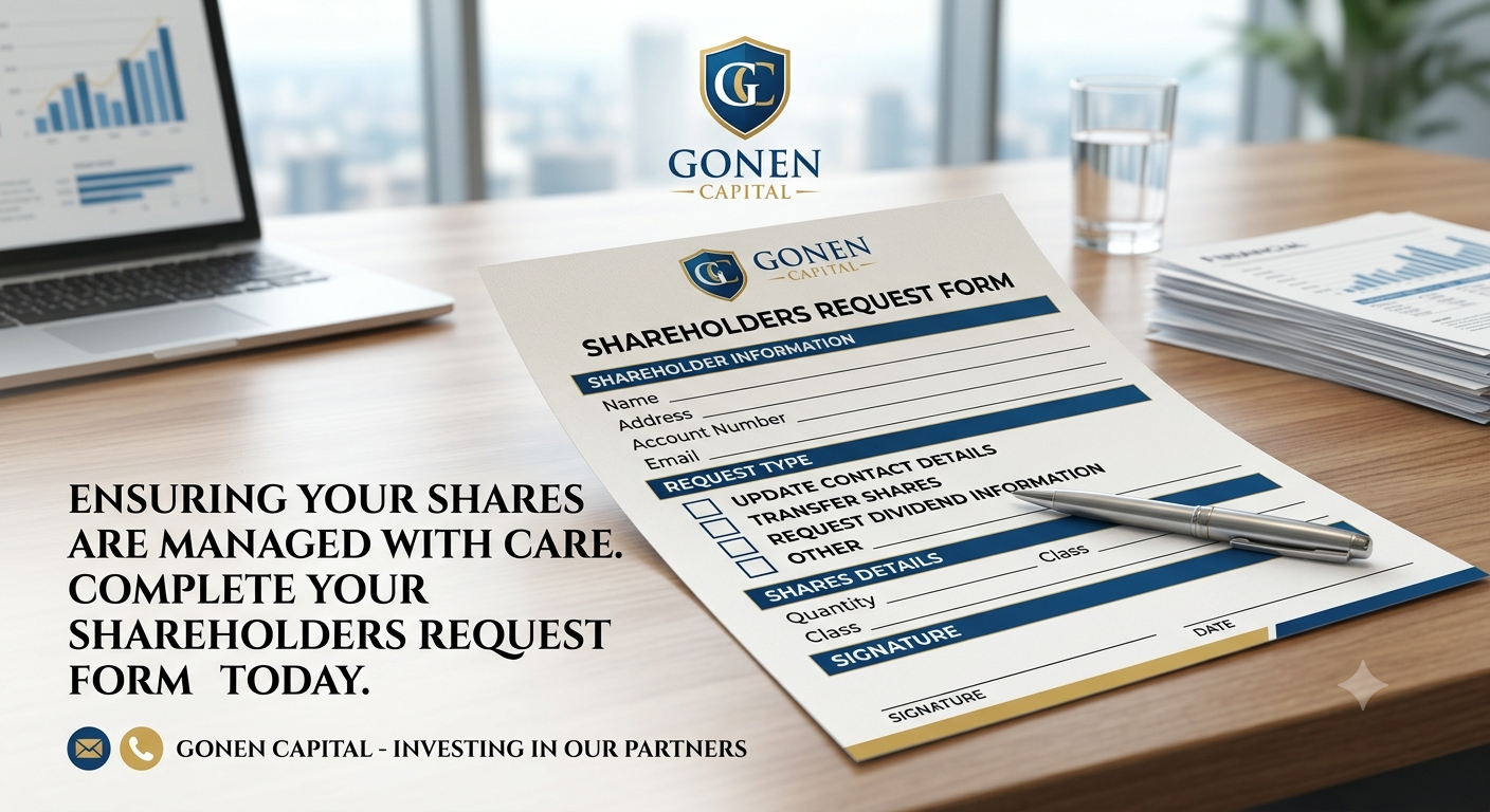 Gonen Capital Shareholders Request Form