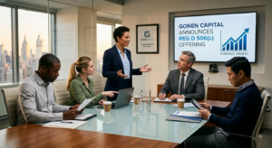 Gonen Capital Announces Private Offering Under Regulation D, Rule 506(c) to Drive Strategic Growth